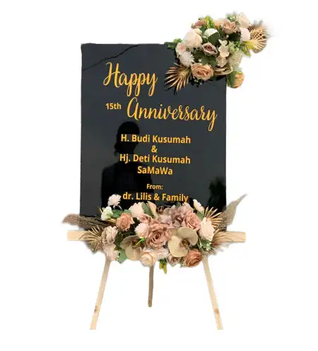 Papan Bunga Akrilik Waringin