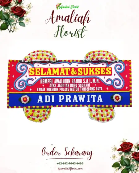 Papan Bunga Ucapan Selamat Waringin